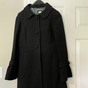 JCrew Tulip Sleeve Wool Coat